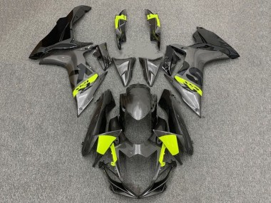 Carena Moto Suzuki GSXR 600 / GSXR 750 2011-2024 - Grigio Nero Neon Giallo Fabbrica