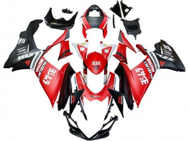Carena Moto Suzuki GSXR 600 / GSXR 750 2011-2024 - Rosso Bianco Nero Motul Fabbrica
