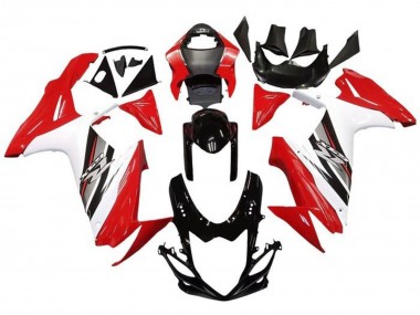 Carena Moto Suzuki GSXR 600 / GSXR 750 2011-2024 - Rosso Bianco Nero Fabbrica