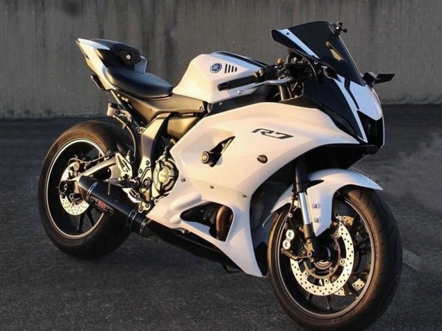 Carena Moto Yamaha YZF R7 2021-2024 - Bianco Nero