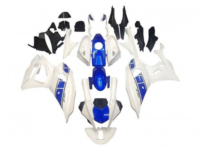 Carena Moto Yamaha YZF R7 2021-2024 - Bianco Blu Banda