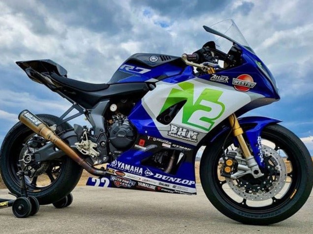Carena Moto Yamaha YZF R7 2021-2024 - Blu N2
