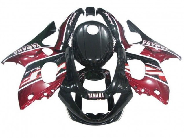 Carena Moto Yamaha YZF600R Thundercat 1996-2007 - Nero Rosso Scuro Bianco
