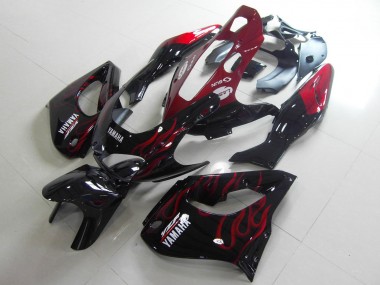 Carena Moto Yamaha YZF 1000R Thunderace 1997-2007 - Nero Bianco Rosso Fiamma Fabbrica
