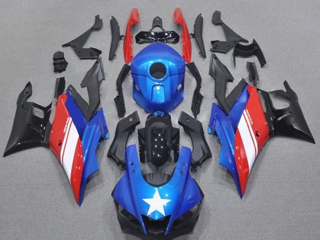 Carena Moto Yamaha YZF R3/R25 2019-2021 - Blu Rosso Bianco Stella