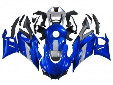 Carena Moto Yamaha YZF R3/R25 2019-2021 - Blu Grigio Nero Fabbrica