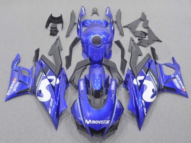 Carena Moto Yamaha YZF R3/R25 2019-2021 - Blu Bianco Nero MoviStar Fabbrica