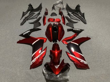 Carena Moto Yamaha YZF R3/R25 2022-2024 - Rosso Bianco Nero Lucido Fabbrica