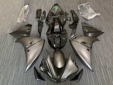 Carena Moto Yamaha YZF 1000 R1 2009-2011 - Nero Lucido Grigio Opaco Fabbrica