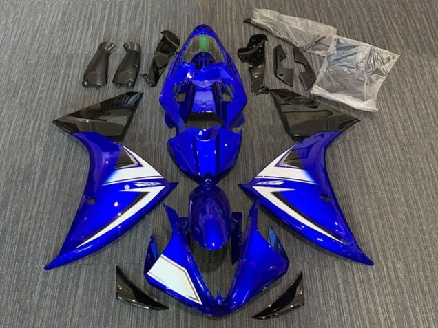 Carena Moto Yamaha YZF 1000 R1 2009-2011 - Blu Bianco Nero