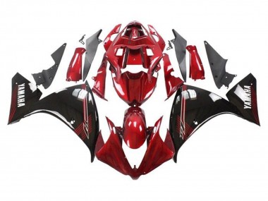 Carena Moto Yamaha YZF 1000 R1 2009-2011 - Rosso Nero Lucido Fabbrica