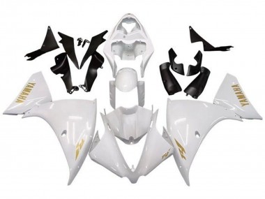 Carena Moto Yamaha YZF 1000 R1 2009-2011 - Bianco Oro Decal Fabbrica