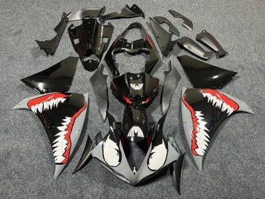 Carena Moto Yamaha YZF 1000 R1 2009-2011 - Grigio Nero Rosso Bianco Squalo Fabbrica