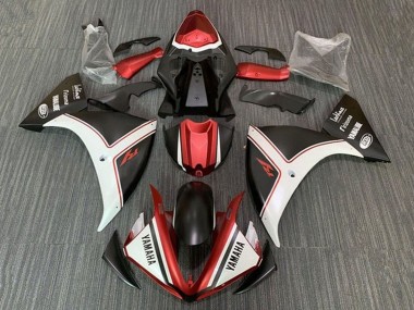 Carena Moto Yamaha YZF 1000 R1 2009-2011 - Bianco Rosso Nero Opaco Fabbrica