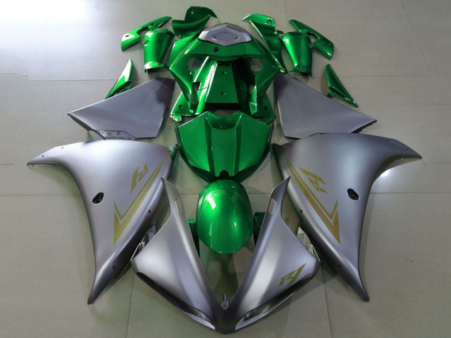 Carena Moto Yamaha YZF 1000 R1 2009-2011 - Argento Verde