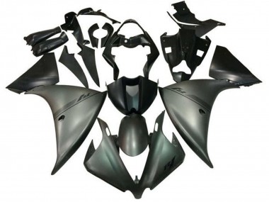 Carena Moto Yamaha YZF 1000 R1 2009-2011 - Argento Nero Opaco Fabbrica