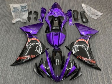 Carena Moto Yamaha YZF 1000 R1 2009-2011 - Viola Nero Rosso Joker Fabbrica