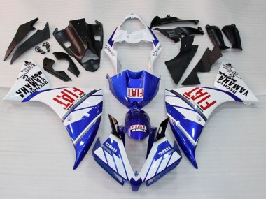Carena Moto Yamaha YZF 1000 R1 2009-2011 - Bianco Blu Rosso Fiat Fabbrica