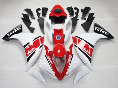 Carena Moto Yamaha YZF 1000 R1 2009-2011 - Bianco Rosso Nero Fabbrica