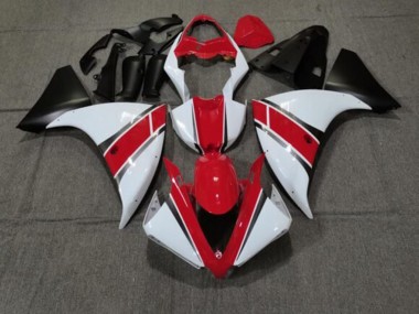Carena Moto Yamaha YZF 1000 R1 2012-2014 - Rosso Bianco Nero Opaco Fabbrica