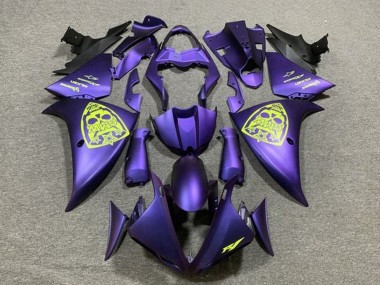 Carena Moto Yamaha YZF 1000 R1 2012-2014 - Viola Neon Giallo Fabbrica