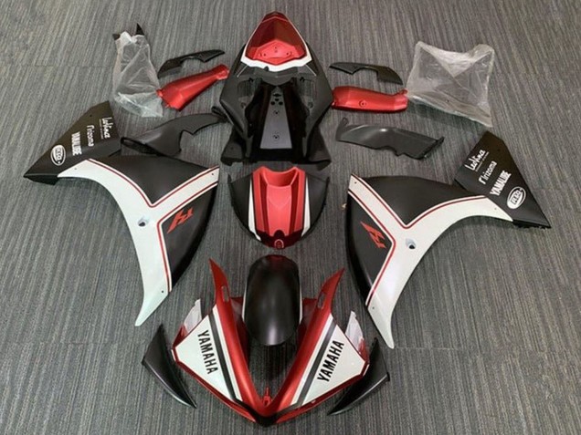 Carena Moto Yamaha YZF 1000 R1 2012-2014 - Bianco Rosso Nero