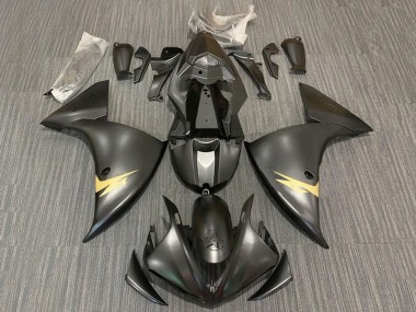 Carena Moto Yamaha YZF 1000 R1 2012-2014 - Nero Opaco Oro Fabbrica
