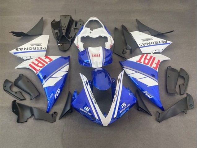 Carena Moto Yamaha YZF 1000 R1 2012-2014 - Bianco Blu Rosso Fiat