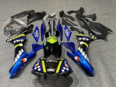 Carena Moto Yamaha YZF 1000 R1 2015-2019 - Blu Giallo Nero Squalo Fabbrica