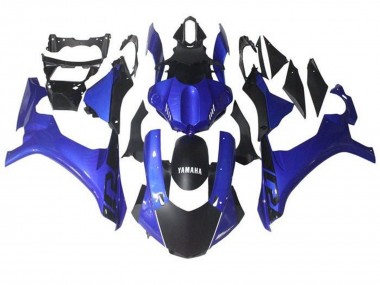 Carena Moto Yamaha YZF 1000 R1 2015-2019 - Blu Nero Opaco Fabbrica