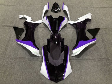 Carena Moto Yamaha YZF 1000 R1 2015-2019 - Bianco Nero Lucido Viola Fabbrica
