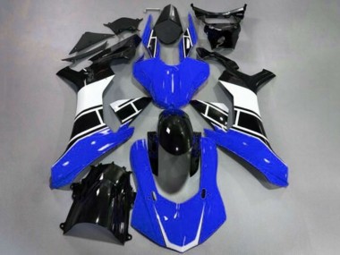 Carena Moto Yamaha YZF 1000 R1 2015-2019 - Blu Bianco Nero Lucido Fabbrica