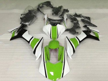 Carena Moto Yamaha YZF 1000 R1 2015-2019 - Bianco Verde Nero Fabbrica