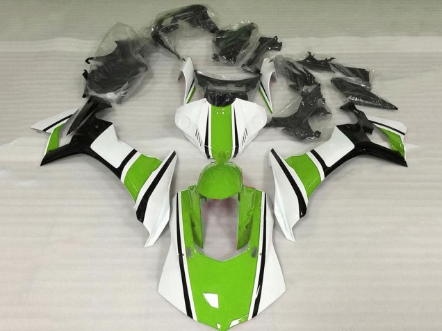 Carena Moto Yamaha YZF 1000 R1 2015-2019 - Bianco Verde Nero