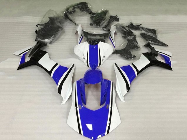 Carena Moto Yamaha YZF 1000 R1 2015-2019 - Bianco Blu Nero
