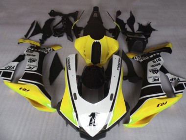 Carena Moto Yamaha YZF 1000 R1 2015-2019 - Giallo Bianco Nero Fabbrica