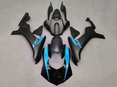 Carena Moto Yamaha YZF 1000 R1 2015-2019 - Nero Opaco Nero Lucido Azzurro Chiaro Fabbrica