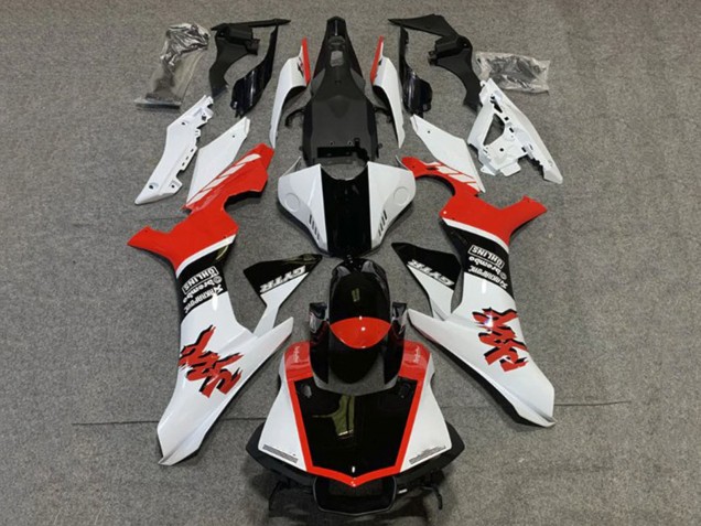 Carena Moto Yamaha YZF 1000 R1 2020-2025 - Bianco Rosso Nero Lucido GYTR