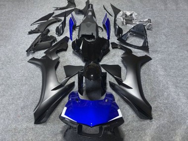 Carena Moto Yamaha YZF 1000 R1 2020-2025 - Nero Lucido Nero Opaco Blu Fabbrica
