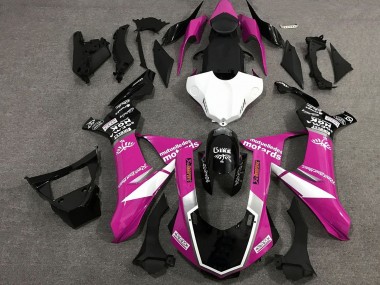 Carena Moto Yamaha YZF 1000 R1 2020-2025 - Rosa Bianco Nero Lucido Sam Fabbrica
