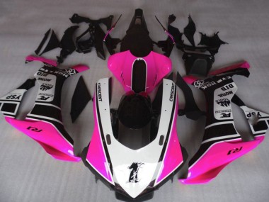Carena Moto Yamaha YZF 1000 R1 2020-2025 - Rosa Bianco Nero Lucido Fabbrica