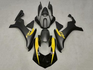 Carena Moto Yamaha YZF 1000 R1 2020-2025 - Nero Lucido Nero Opaco Giallo Fabbrica