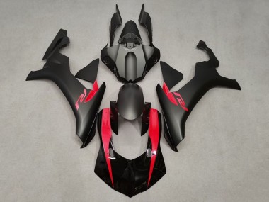 Carena Moto Yamaha YZF 1000 R1 2020-2025 - Nero Lucido Nero Opaco Rosso Fabbrica