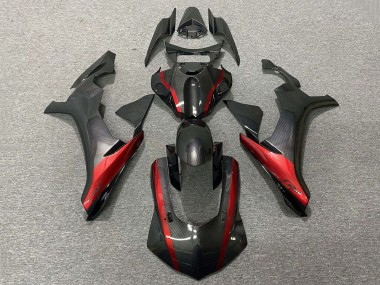Carena Moto Yamaha YZF 1000 R1 2020-2025 - Falso Fibra di Carbonio Rosso Fabbrica