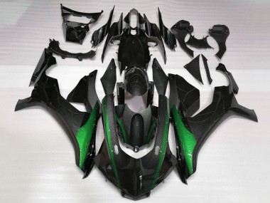 Carena Moto Yamaha YZF 1000 R1 2020-2025 - Falso Fibra di Carbonio Verde Fabbrica