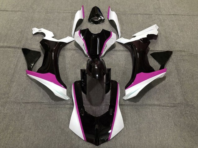 Carena Moto Yamaha YZF 1000 R1 2020-2025 - Bianco Rosa Nero Lucido