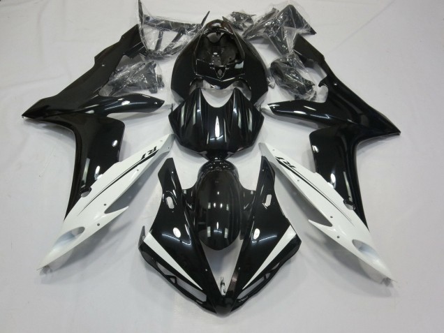 Carena Moto Yamaha YZF 1000 R1 2004-2006 - Nero Lucido Bianco