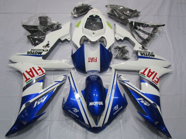 Carena Moto Yamaha YZF 1000 R1 2004-2006 - Bianco Blu Rosso Fiat Motul