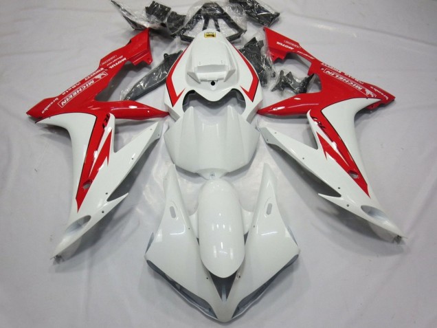 Carena Moto Yamaha YZF 1000 R1 2004-2006 - Bianco Rosso