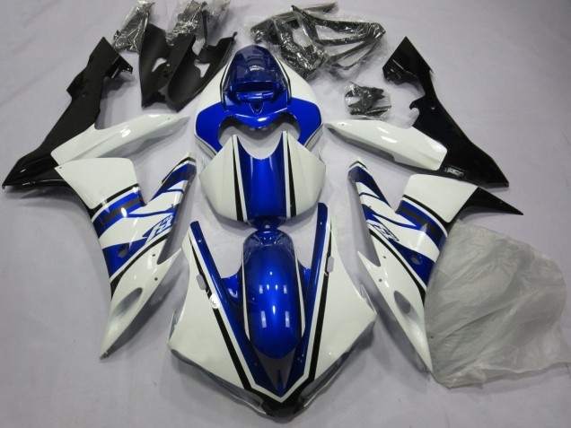 Carena Moto Yamaha YZF 1000 R1 2004-2006 - Bianco Blu Nero